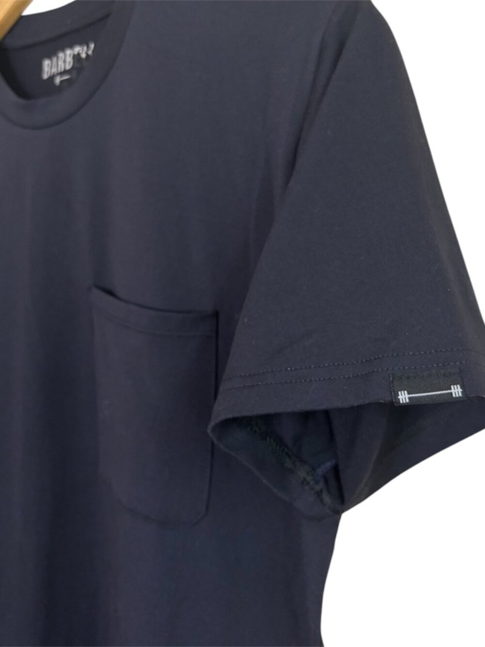 Barbell Pocket Tshirt, Stretch, Men's S